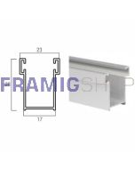 Guida in Alluminio 28×17 mm per Avvolgibili – A28