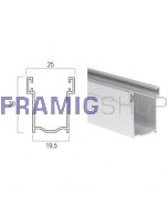 Guida in Alluminio 30×19,5 mm per Avvolgibili – A30