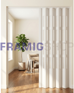 Porta a Soffietto 1 Anta Con Vetri