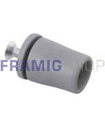 Coppia Tappi di arresto in plastica con vite