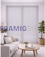 Tenda Verticale su Misura Filtrante Antifiamma – Effetto Shantung