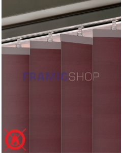 Tenda Verticale con Tessuto PVC Oscurante Antifiamma Eclisse