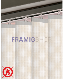Tenda Verticale Con Tessuto Microforato Visibilità 5% Antifiamma