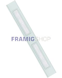 Pannello per Porta a Soffietto con Vetri su Misura