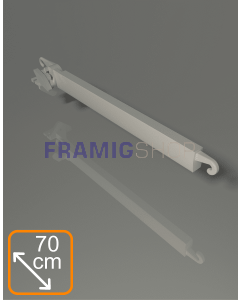 Braccetti in alluminio da 70 cm