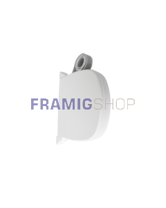 Avvolgitore tipo Shell da 16 mt. con cintino da 14x1.2 mm, cassetta e placca Bianca