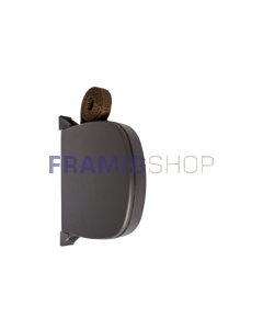 Avvolgitore tipo Shell da 16 mt. con cintino da 14x1.2 mm, cassetta e placca Marrone