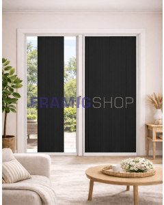 Tenda Plissettata a Vetro Laterale Oscurante