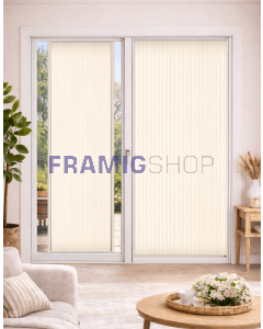 Tenda Plissettata a Vetro Plivet Laterale Tessuto Filtrante FR