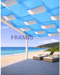 Fasce a Onda per Gazebo in PVC 500 g/m² Impermeabile | Su Misura