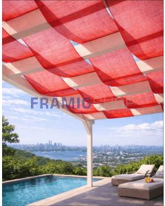 Fasce a Onda per Gazebo in Tessuto SOLTIS 96 h 267 cm | Su Misura