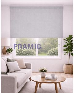 Tenda a Rullo su Misura in Tessuto Oscurante Antifiamma