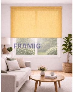 Tenda a Rullo su Misura in Tessuto Filtrante – Effetto Shantung