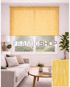 Tenda a Rullo su Misura in Tessuto Filtrante – Effetto Shantung