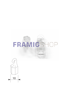 Gancio per Astina di Orientamento Veneziana 15 e 25 mm – Trasparente