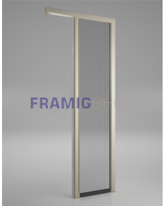 Zanzariera Laterale Neoscenica su Misura senza Guida Inferiore Anticimice