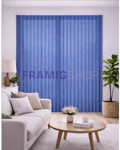 Tenda Verticale su Misura con Tessuto Filtrante Effetto Shantung