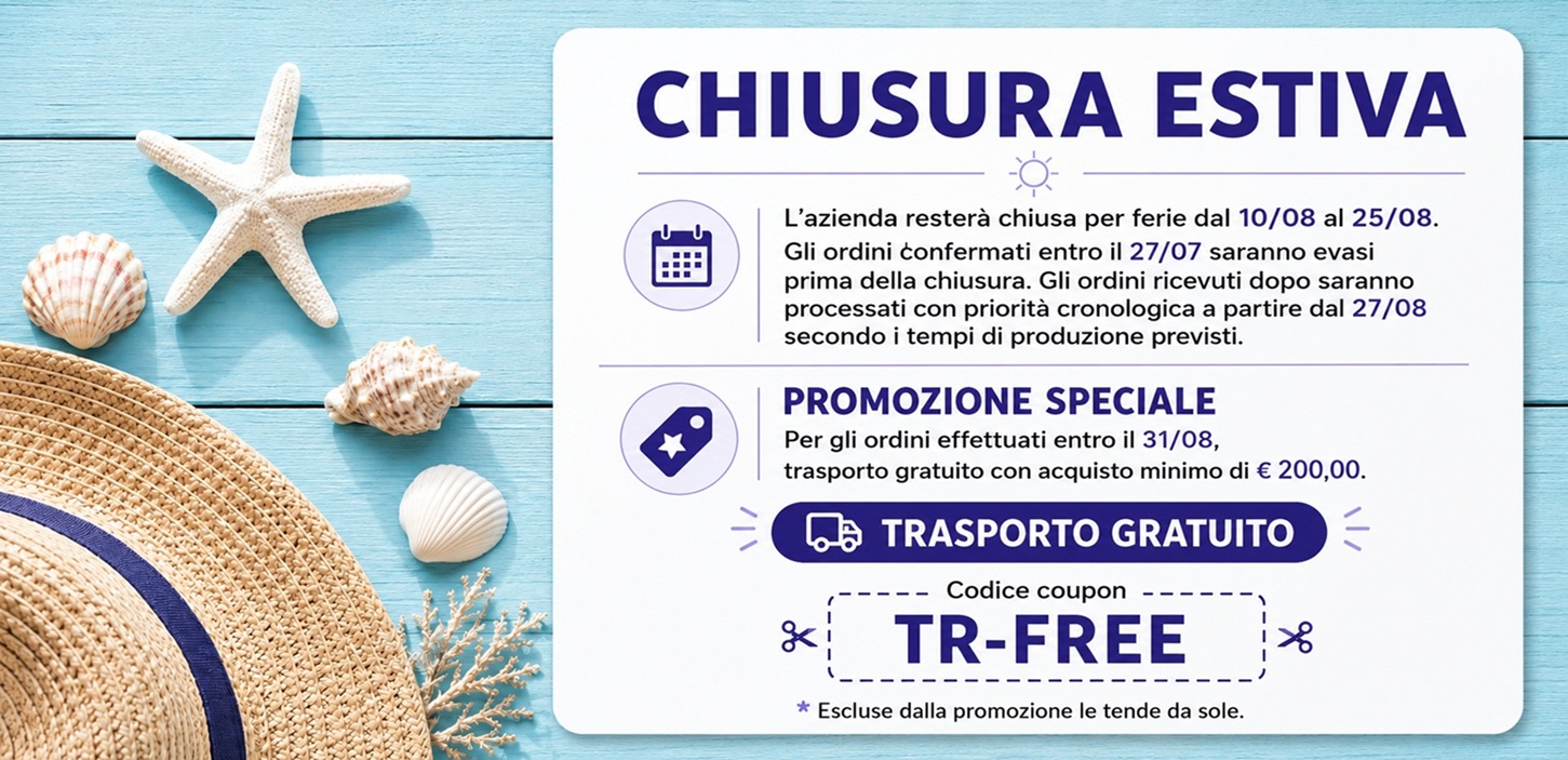 Chiusura estiva FramigShop